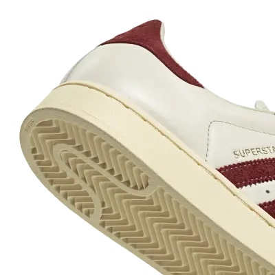 Adidas Superstar II Off White Rust Red Warm Vanilla — photo 4
