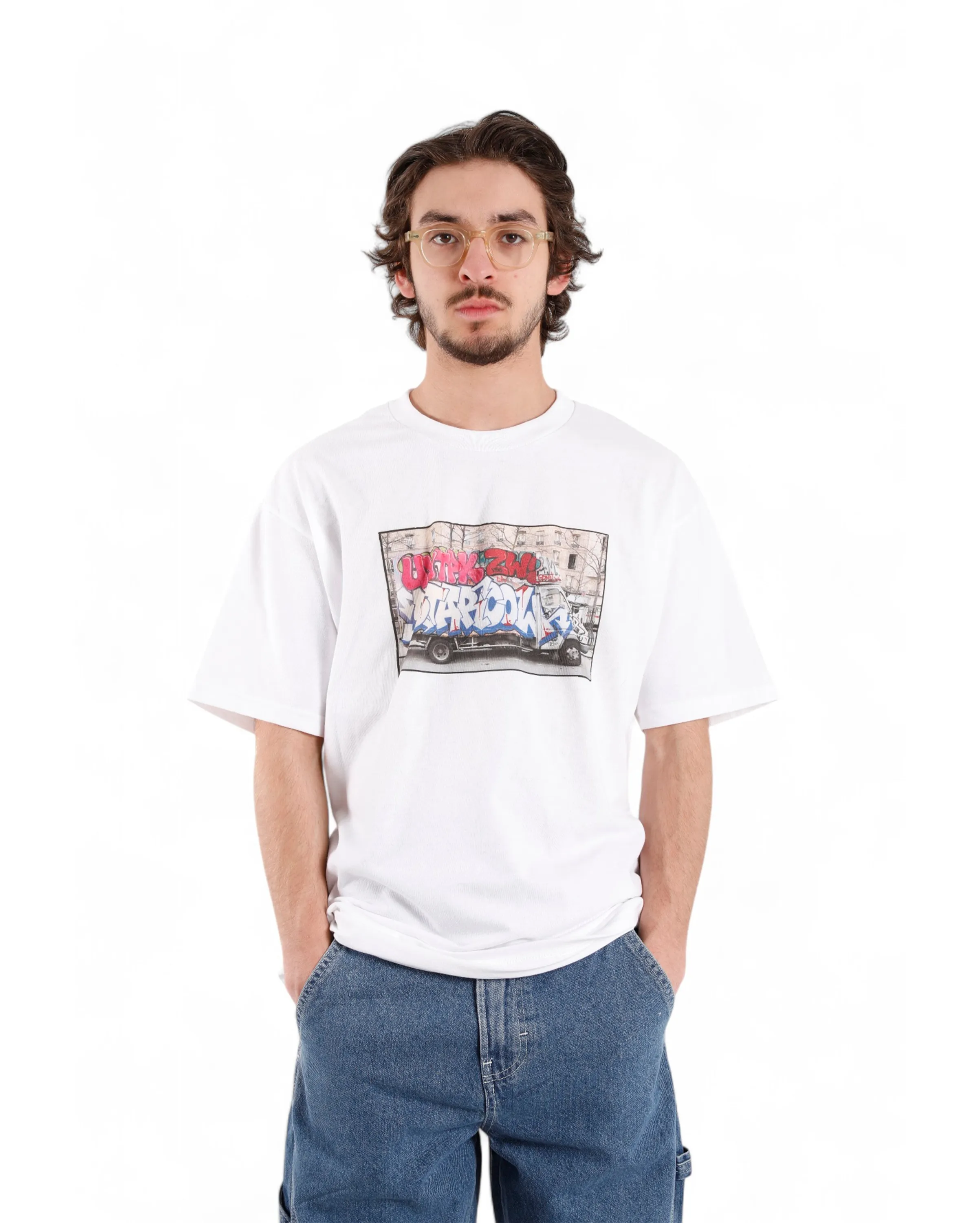 Tee white Truck Starcow