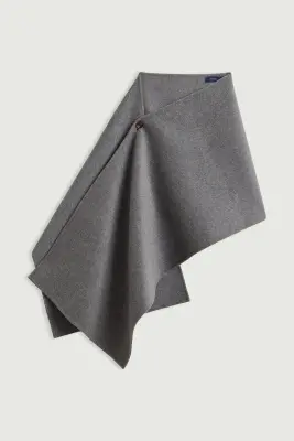 CAPE LISETTE GRIS CLAIR — photo 2