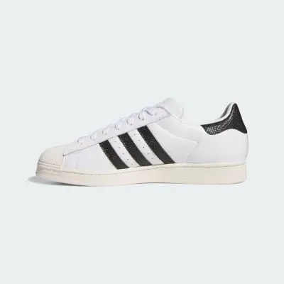 Chaussure adidas Superstar adv – White/Black/Gold — photo 2