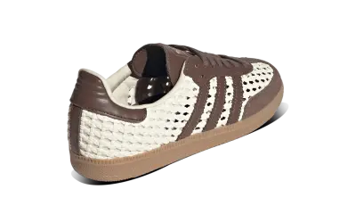 Adidas Samba OG Basketweave Cream White Earth Strata — photo 3