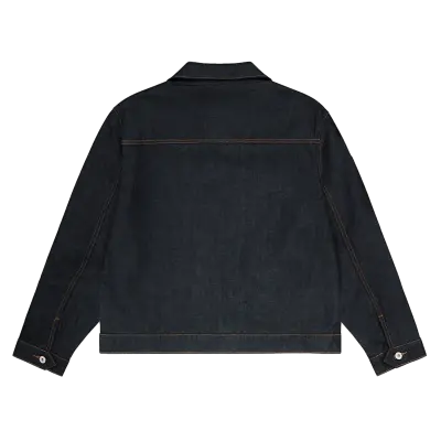 veste the loose co bodyguard raw denim – indigo — photo 2