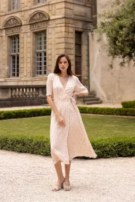 Flora Wrap Dress — photo 3