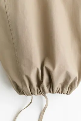 Pantalon cargo en coton - Taupe — photo 5