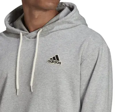 ADIDAS SWEAT CAPUCHE Gris — photo 5