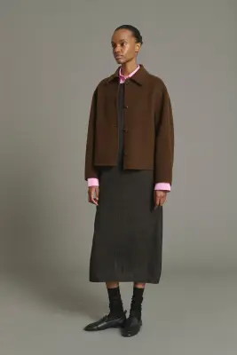 MANTEAU GYODA CHOCOLAT — photo 1