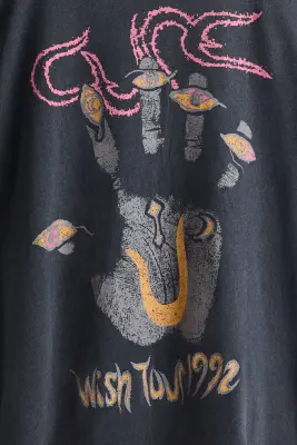 T-shirt oversize imprimé - Gris foncé/The Cure — photo 3