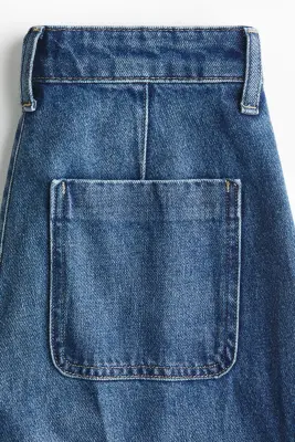 Super Wide High Jeans - Bleu denim — photo 5