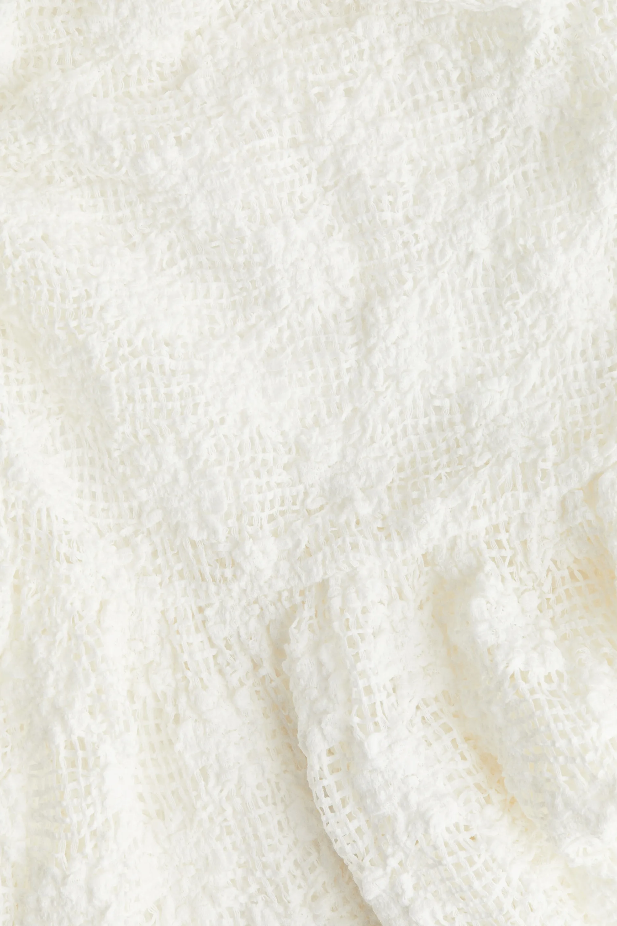 Robe épaules nues à effet drapé - Blanc