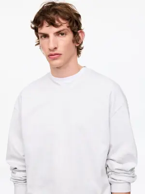 Sweat décontracté - Gris chiné — photo 3