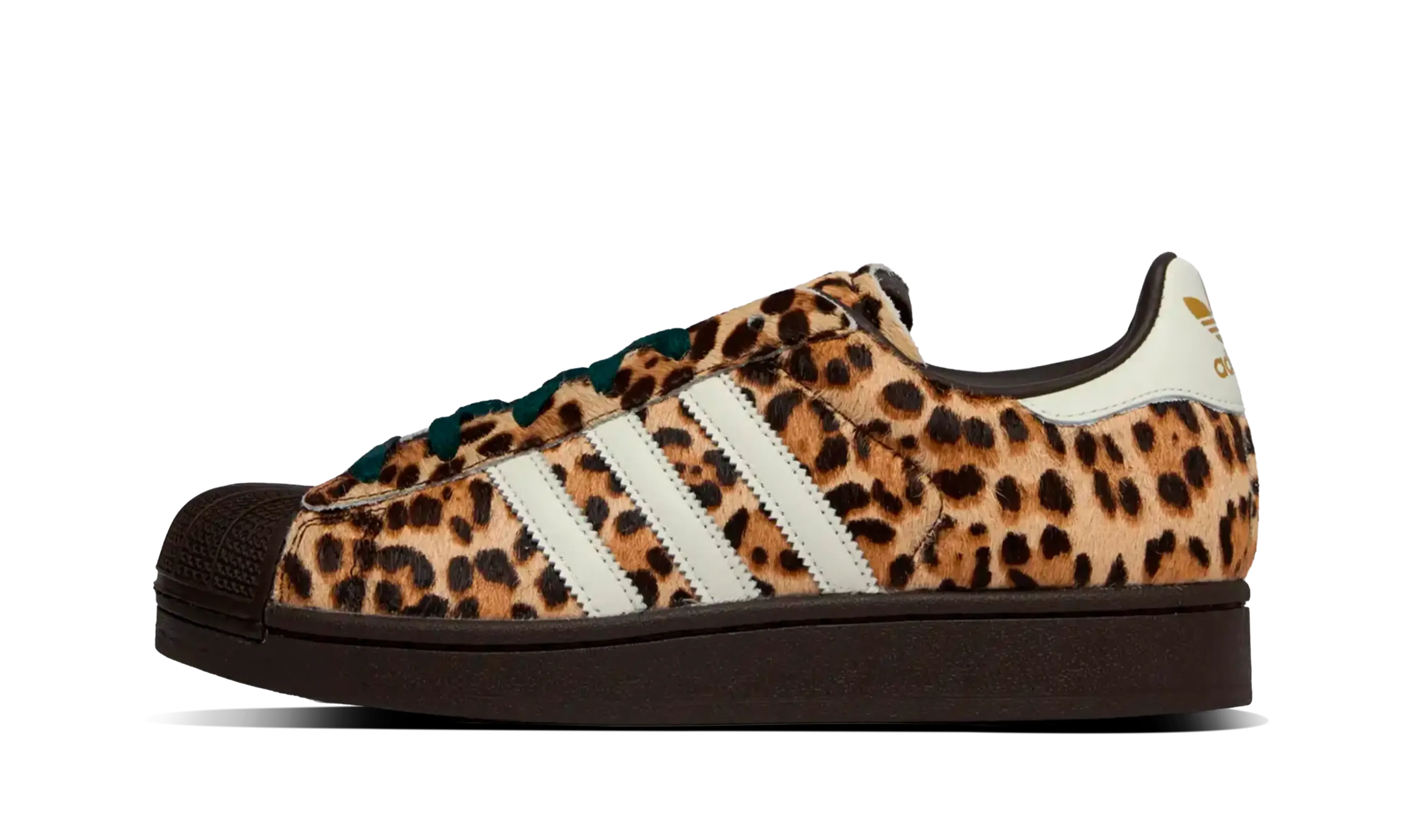 Adidas Mujer Superstar II Leopard Dark Brown Ivory