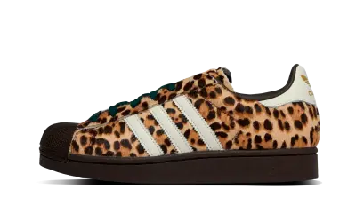 Adidas Mujer Superstar II Leopard Dark Brown Ivory — photo 1
