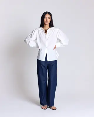 Chemise Marianna blanc naturel — photo 3