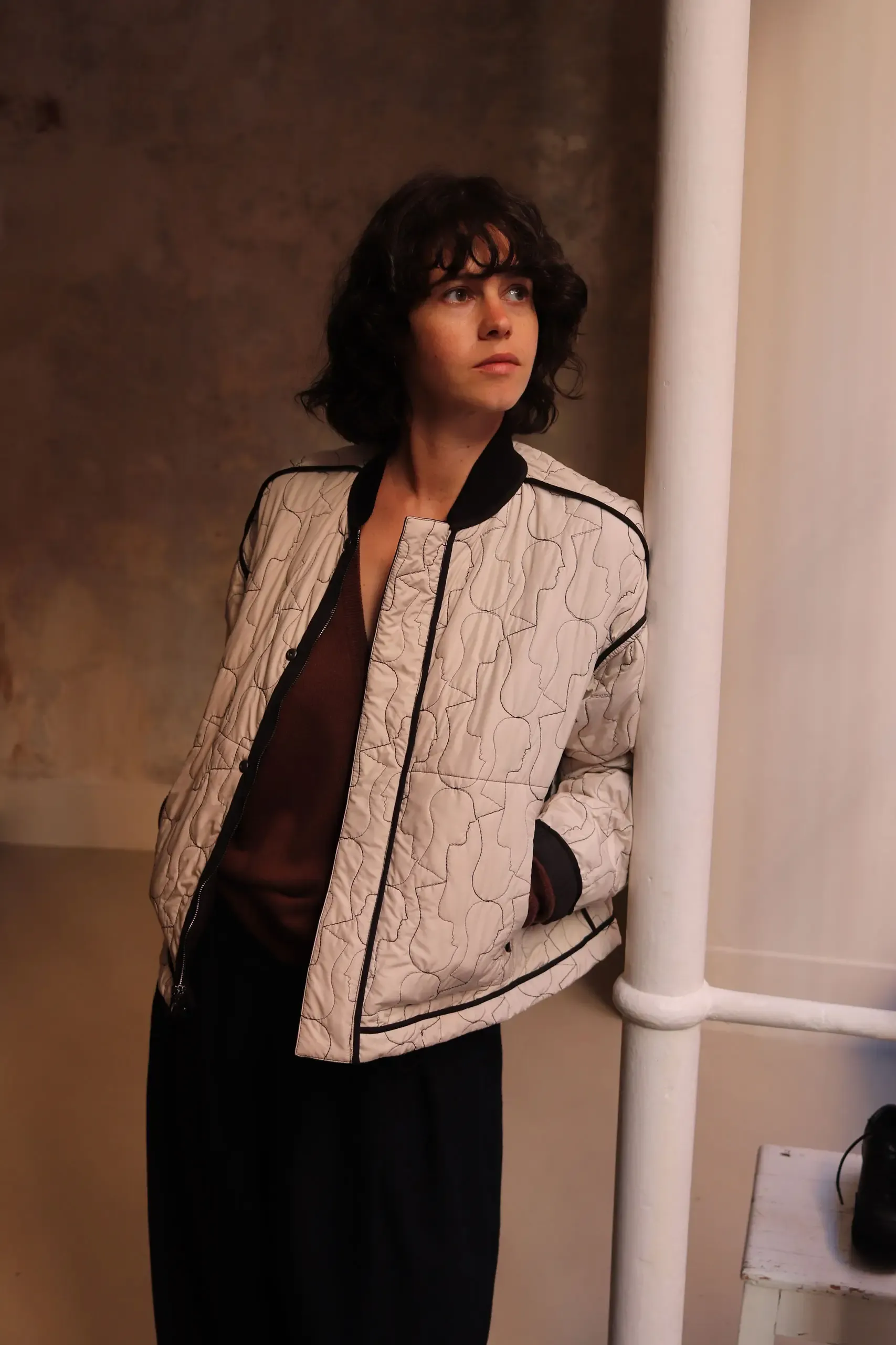 Konrad – ANNI JACKET – Black/Cream