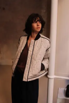 Konrad – ANNI JACKET – Black/Cream