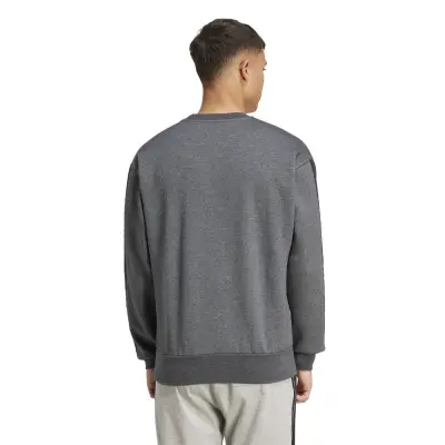 ADIDAS SWEAT COL ROND Anthracite — photo 4