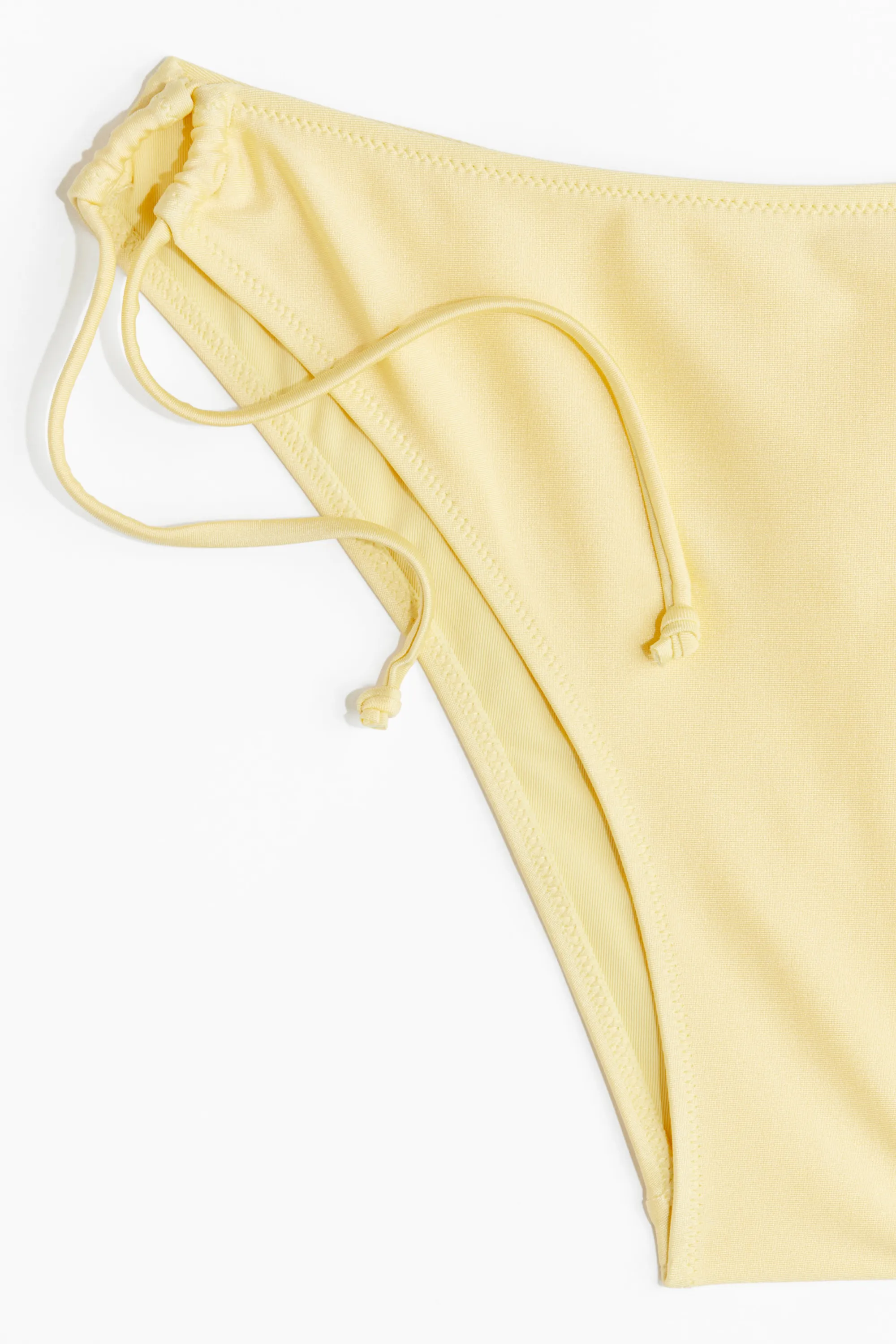 Bas de maillot Tanga Cheeky à nouer - Jaune clair