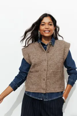 Cardigan sans manches Femme — photo 2
