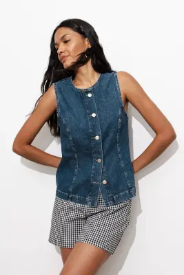 Veston en jean Femme — photo 2