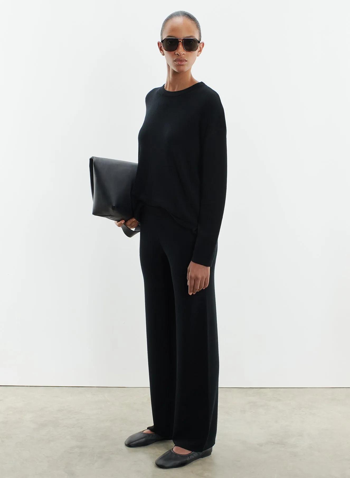 Pantalon en laine mérinos
