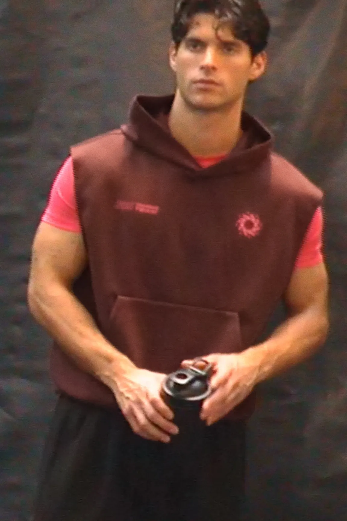 Hoodie de sport sans manches DryMove™ - Bordeaux/365 Training Team