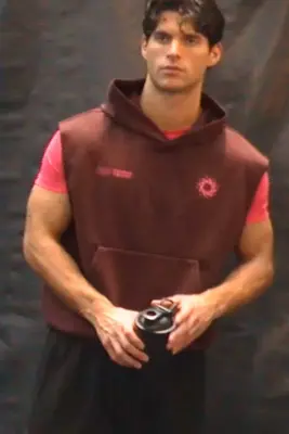 Hoodie de sport sans manches DryMove™ - Bordeaux/365 Training Team — photo 1