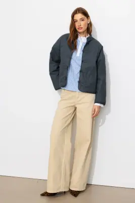 Veste en toile et moumoute — photo 3