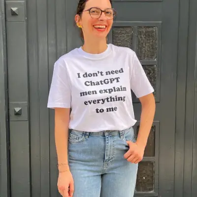 T-Shirt Don't Need ChatGpt — photo 2
