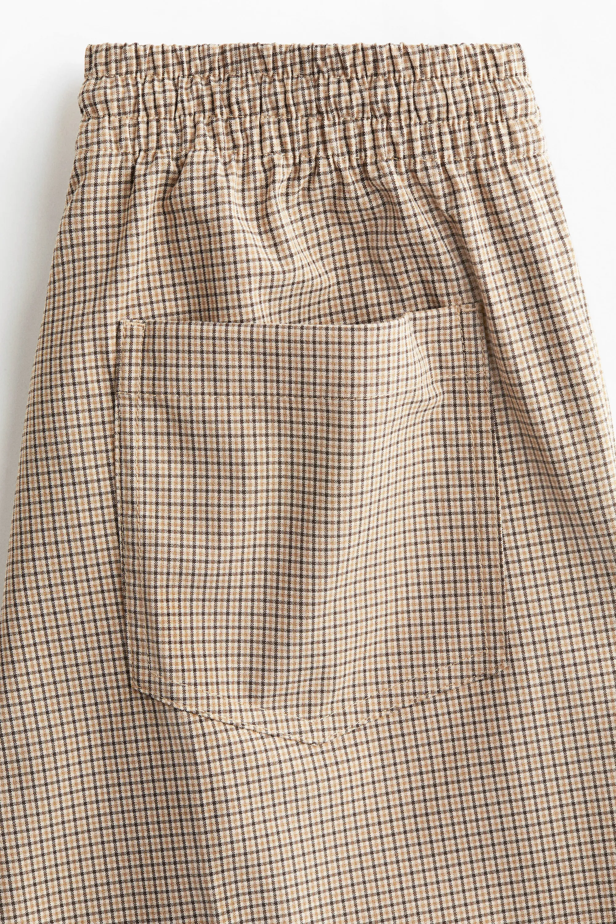 Pantalon large - Beige