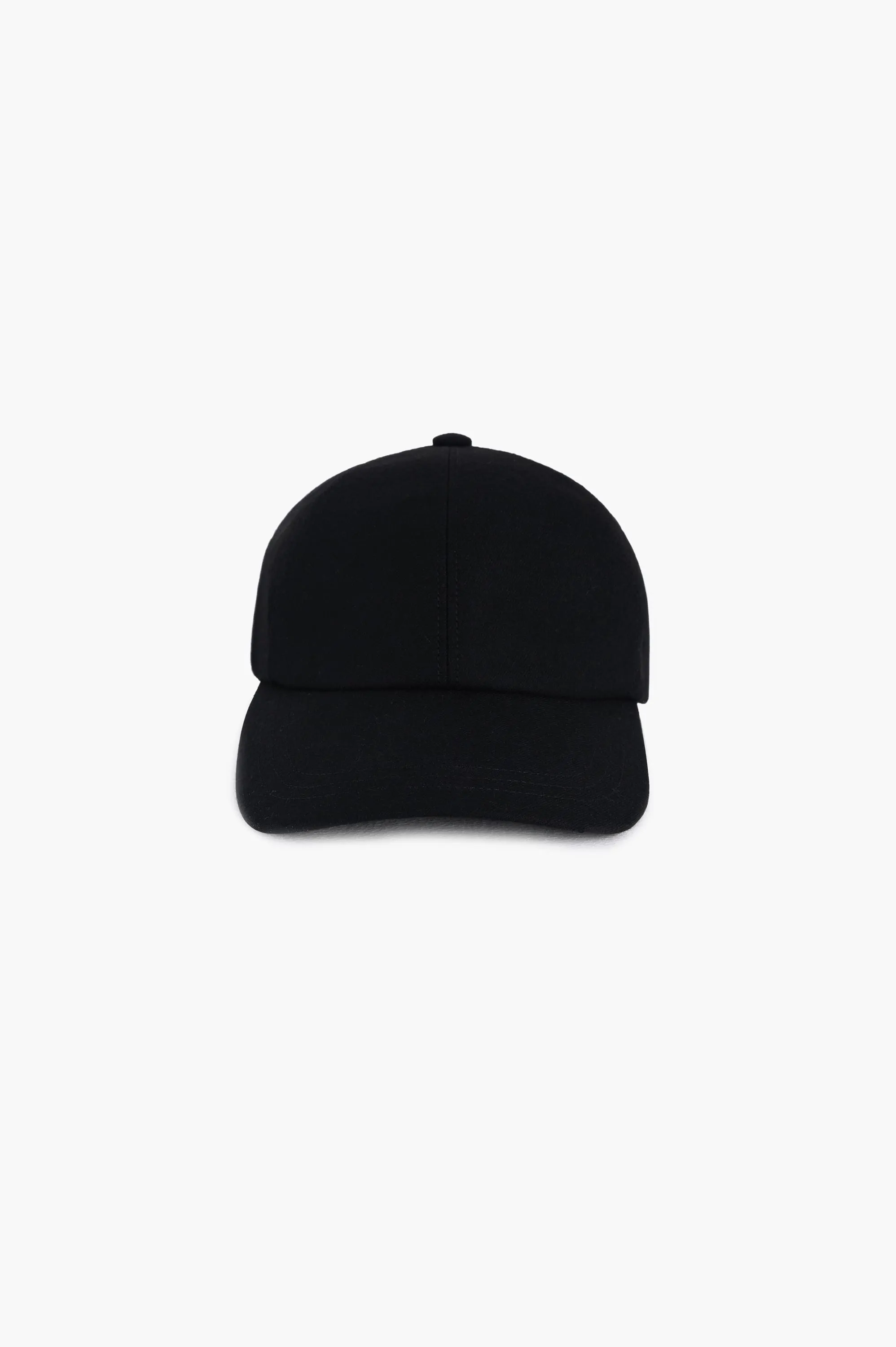 Casquette '6 panel' - Laine Noir