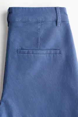 Pantalon en toile de coton - Bleu — photo 5