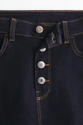 Flared High Jeans - Bleu denim foncé — photo 4