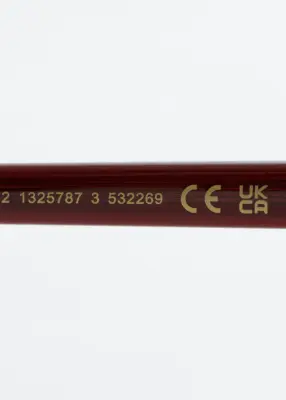 Lunettes de soleil oversize de style aviateur - Marron foncé — photo 4