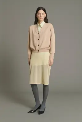 CARDIGAN IDEM BEIGE ROSÉ — photo 3