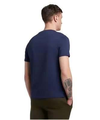 LYLE & SCOTT TEE SHIRT Bleu indigo — photo 4