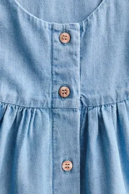 Robe en denim - Bleu denim clair — photo 3