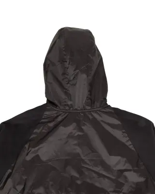 Rec Hoodie Poncho Black — photo 4