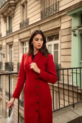 Fayette Coat - Red — photo 4