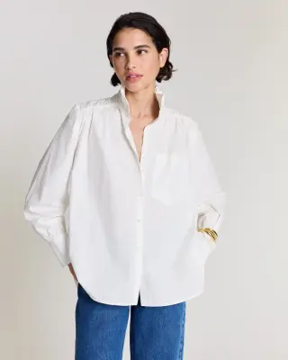 Chemise Léonor blanc naturel — photo 2