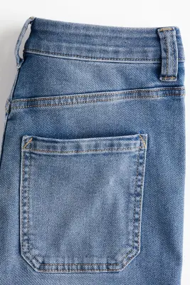 Flared High Jeans - Bleu denim — photo 1