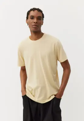 Le t-shirt mérinos - Jaune pâle
