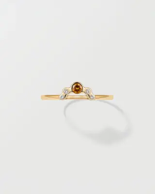BAGUE FANNY - Or blanc 18 carats — photo 3