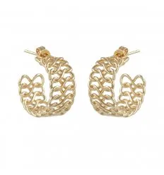Boucles d oreille creoles larges 25042
