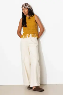 Pull-débardeur ajouré Femme — photo 3