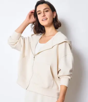 Sweat à Capuche Ecru — photo 4