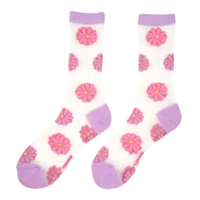 Chaussettes transparentes Cosmos Coucou Suzette — photo 5