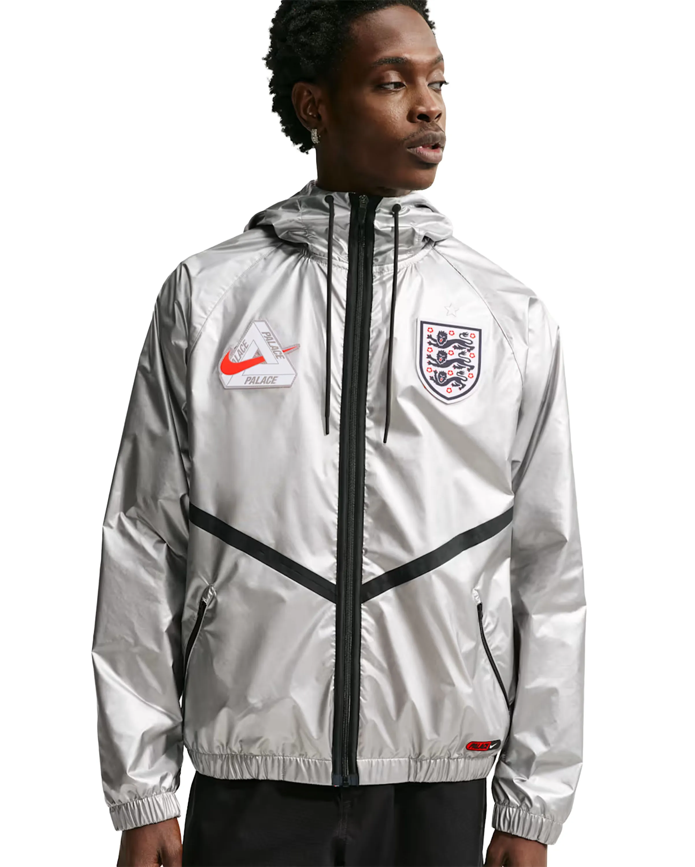 x Palace England Anthem Jacket Pewter Grey