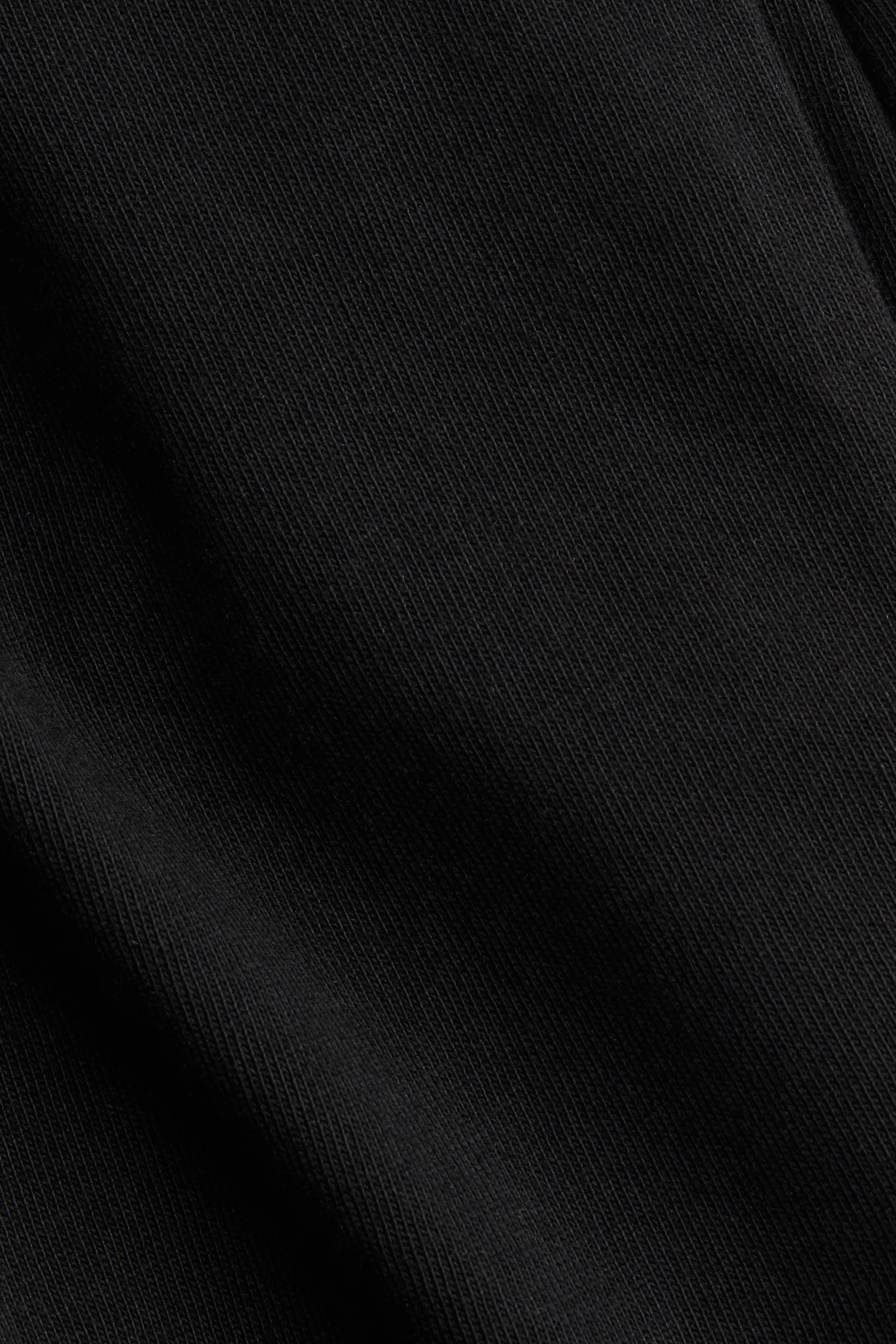 Robe T-shirt à épaulettes - Noir