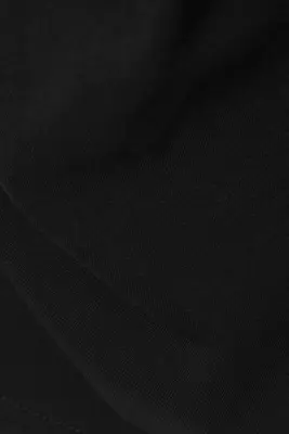 T-SHIRT AJUSTÉ DRAPÉ - Noir — photo 4