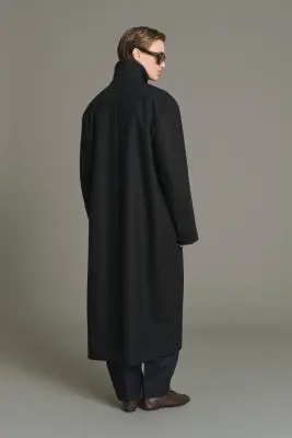 MANTEAU GERMAIN NOIR — photo 2